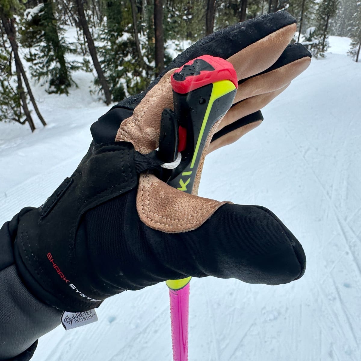 Leki nordic walking gloves top