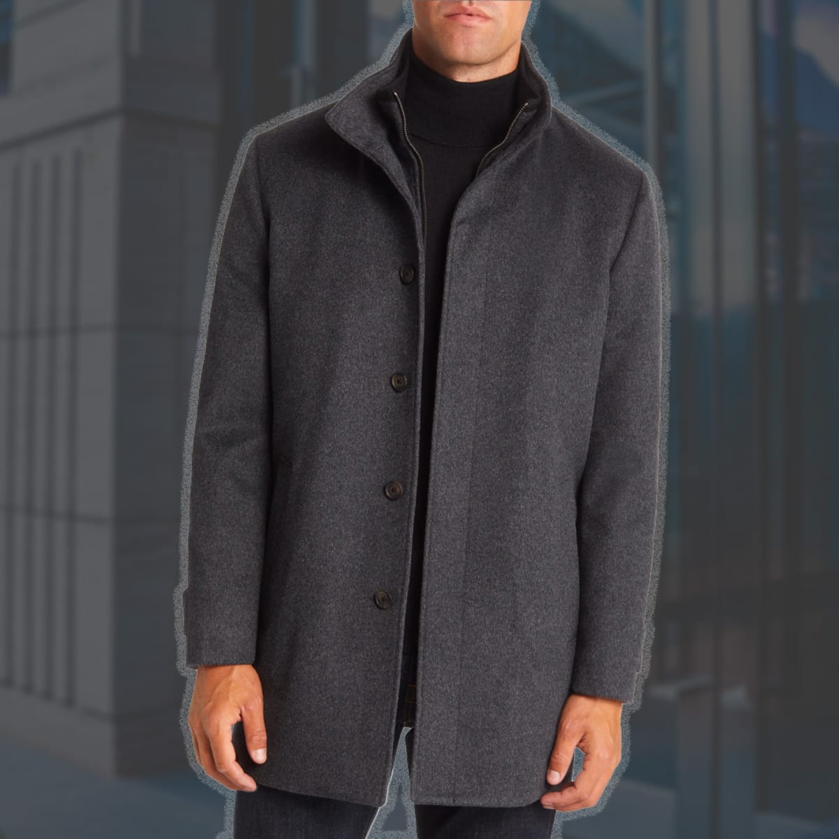 Nordstrom s Hudson Wool Car Coat Is Now Over 50 Off Men s Journal