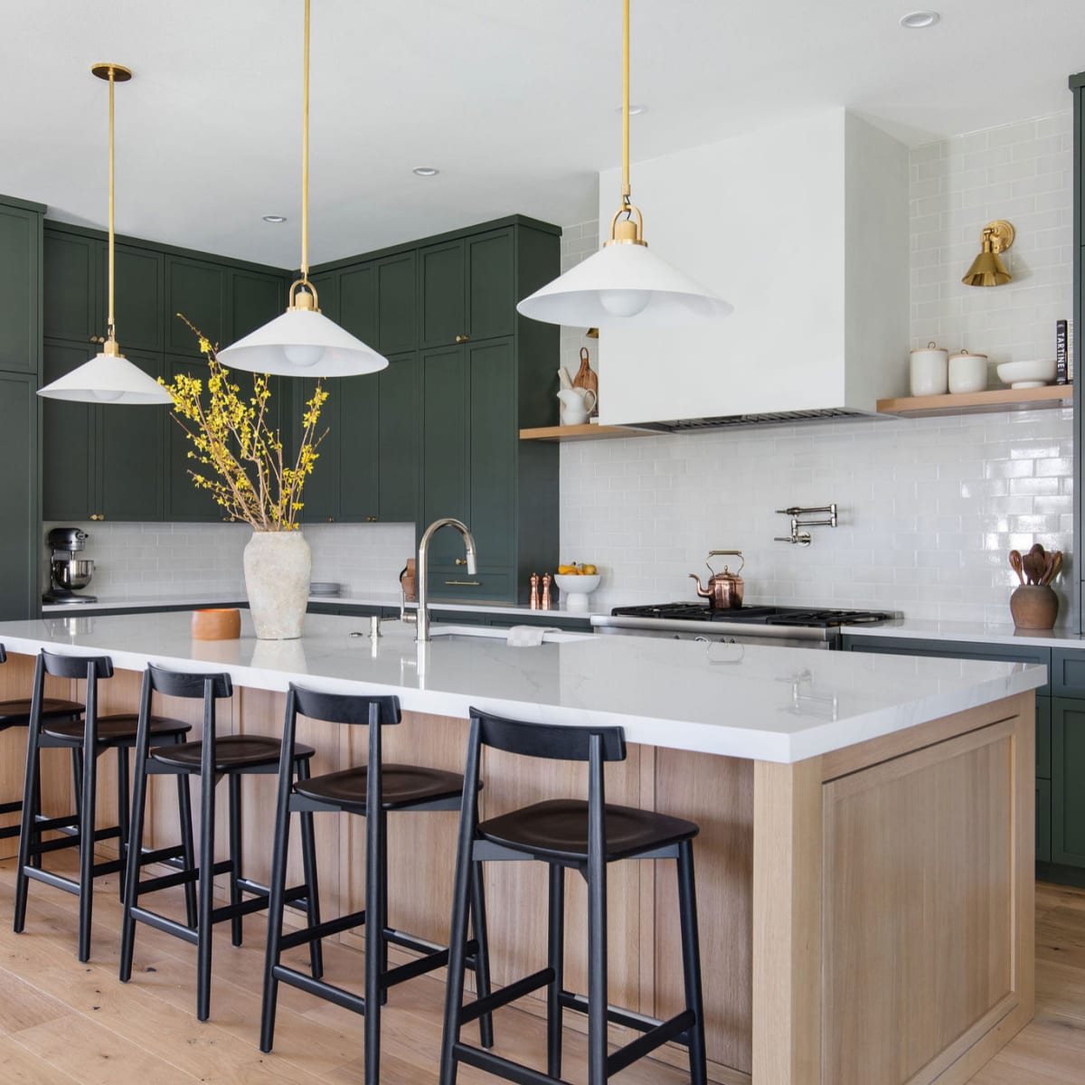 Kitchen island with hidden seating 2025
