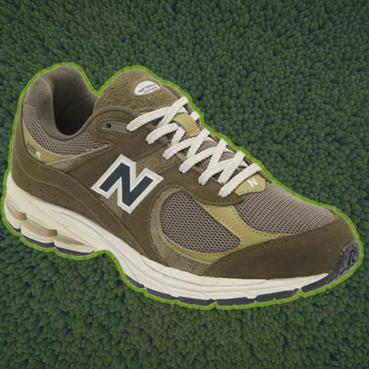スニーカー New Balance Army green suede and mesh 2002R sneakers New Balance 2002R Sneakers Are 40% Off at Nordstrom