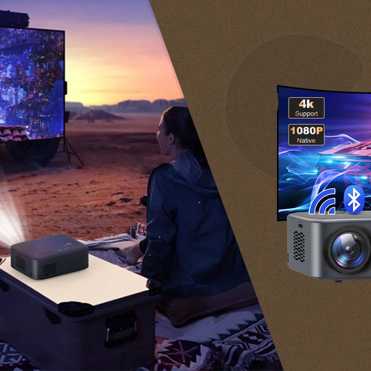 【60％OFF】 Has Walmart a $110 Just for Projector WiFi $300 'Fantastic' プロジェクター、ホームシアター