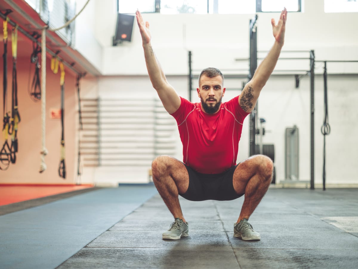 Sitting in a squat position not only improves your strength, but