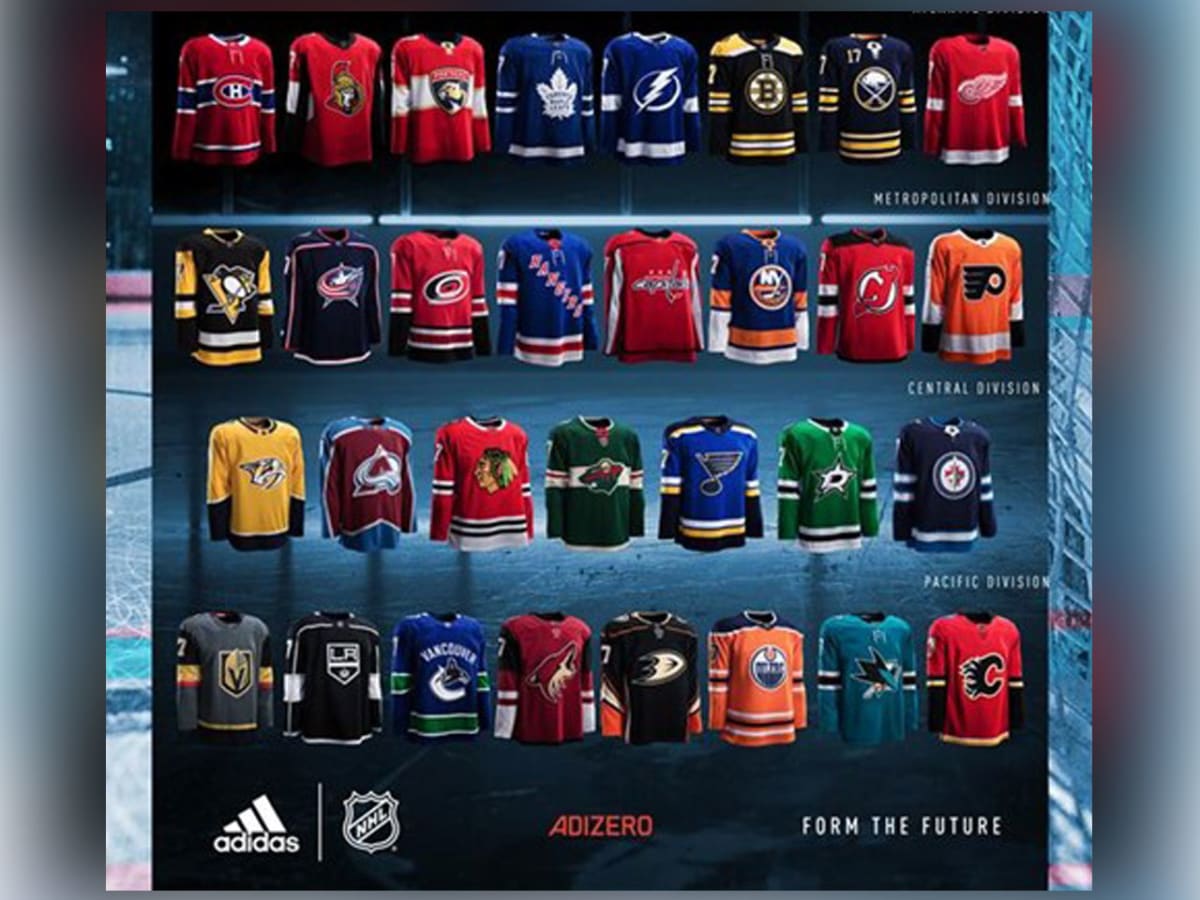 Adidas and NHL is doing away with alternate jerseys next season