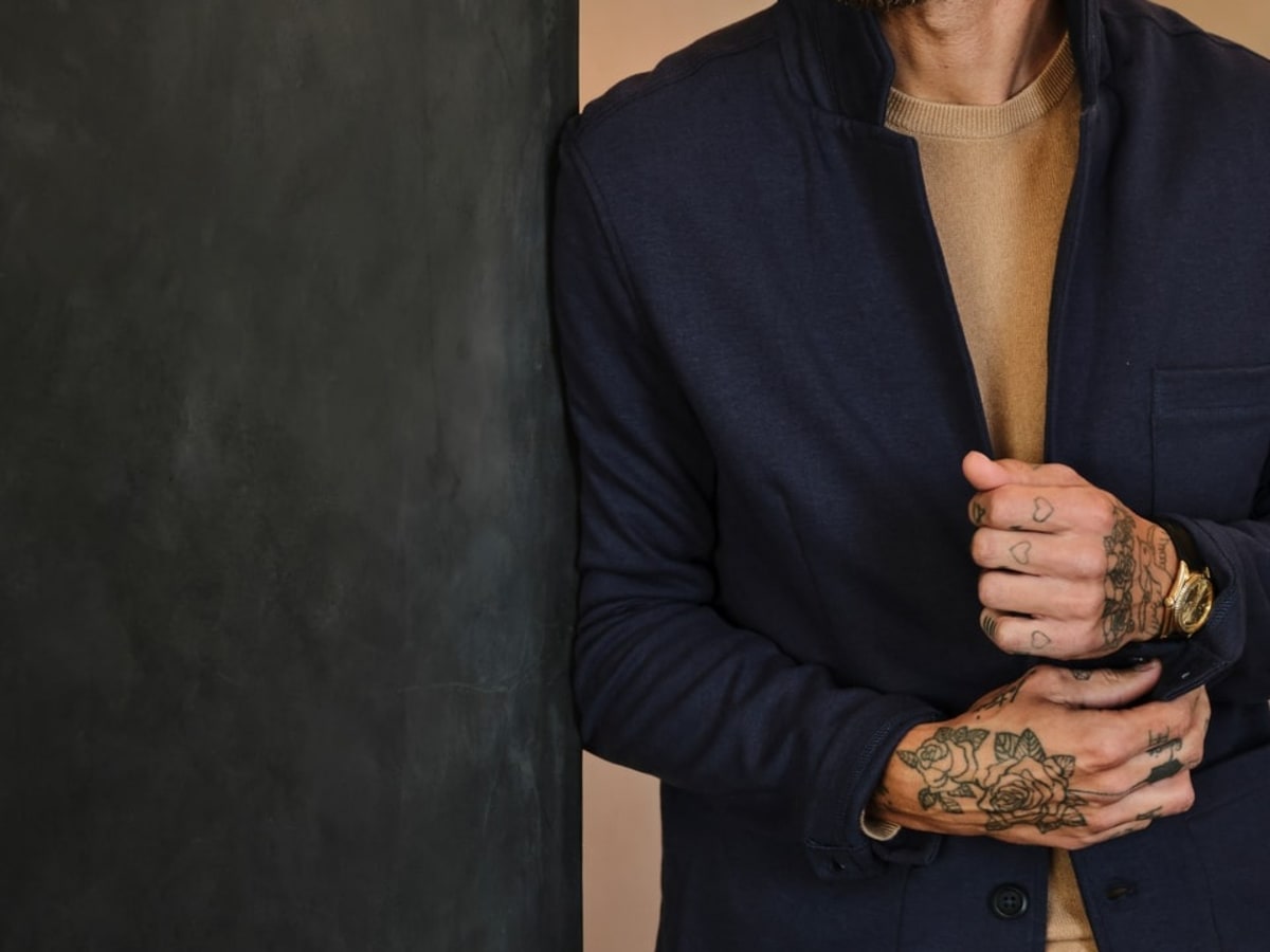 Men Formal Work Blazer Jacket Business Casual Button Slim Fit Suit Coat Tops