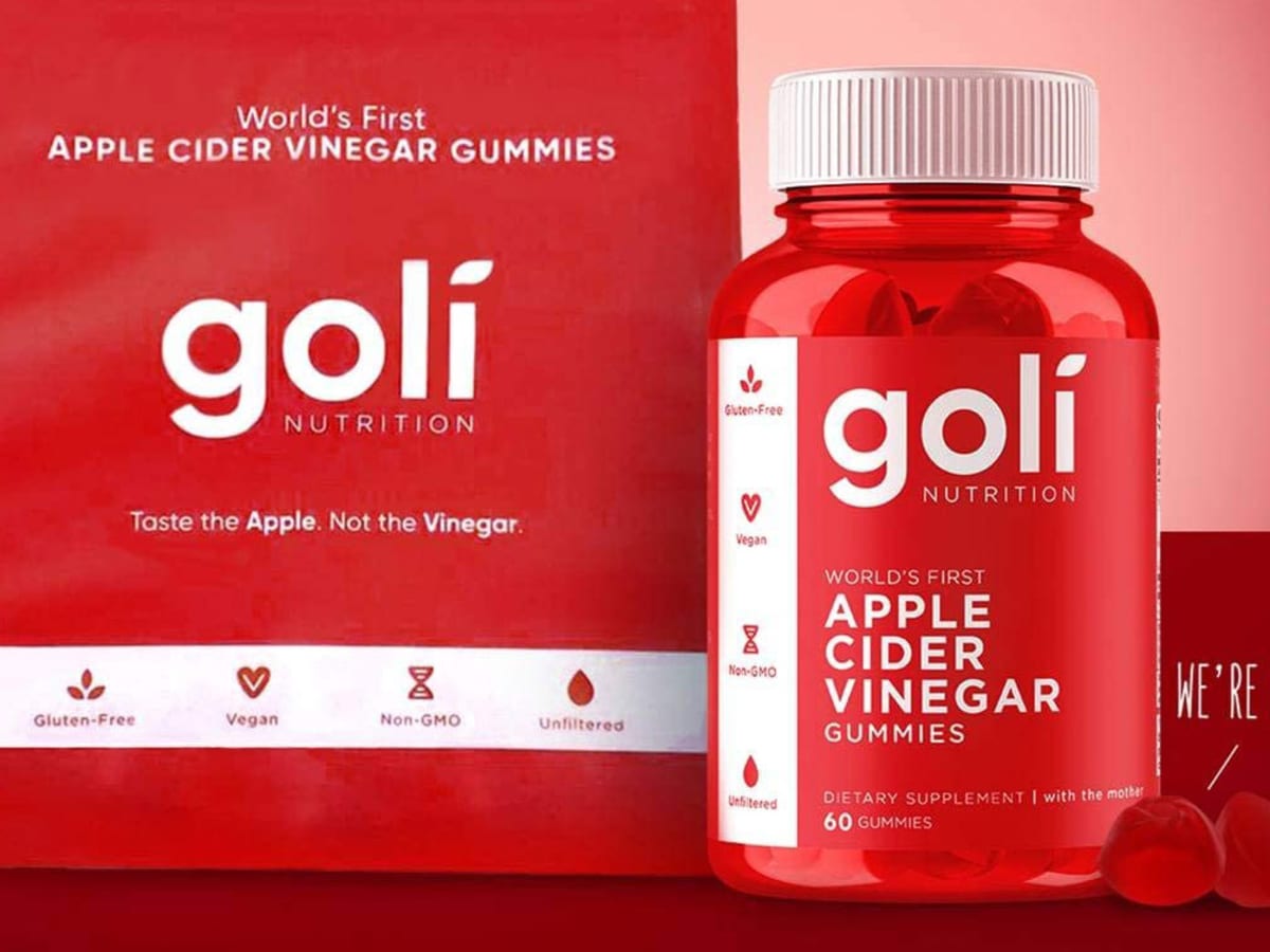 Goli apple cider vinegar gummies are on sale at