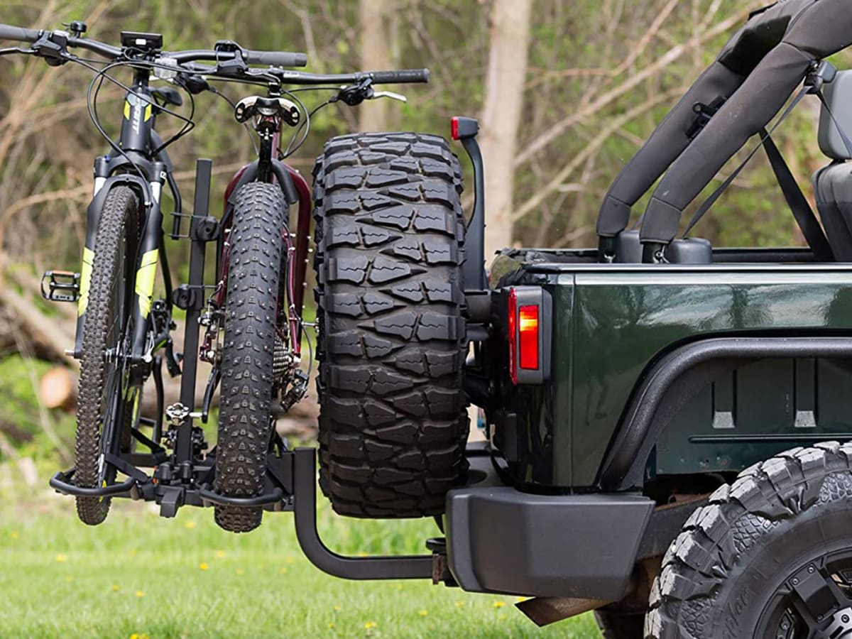 Total 70+ imagen 2 bike hitch rack for jeep wrangler 