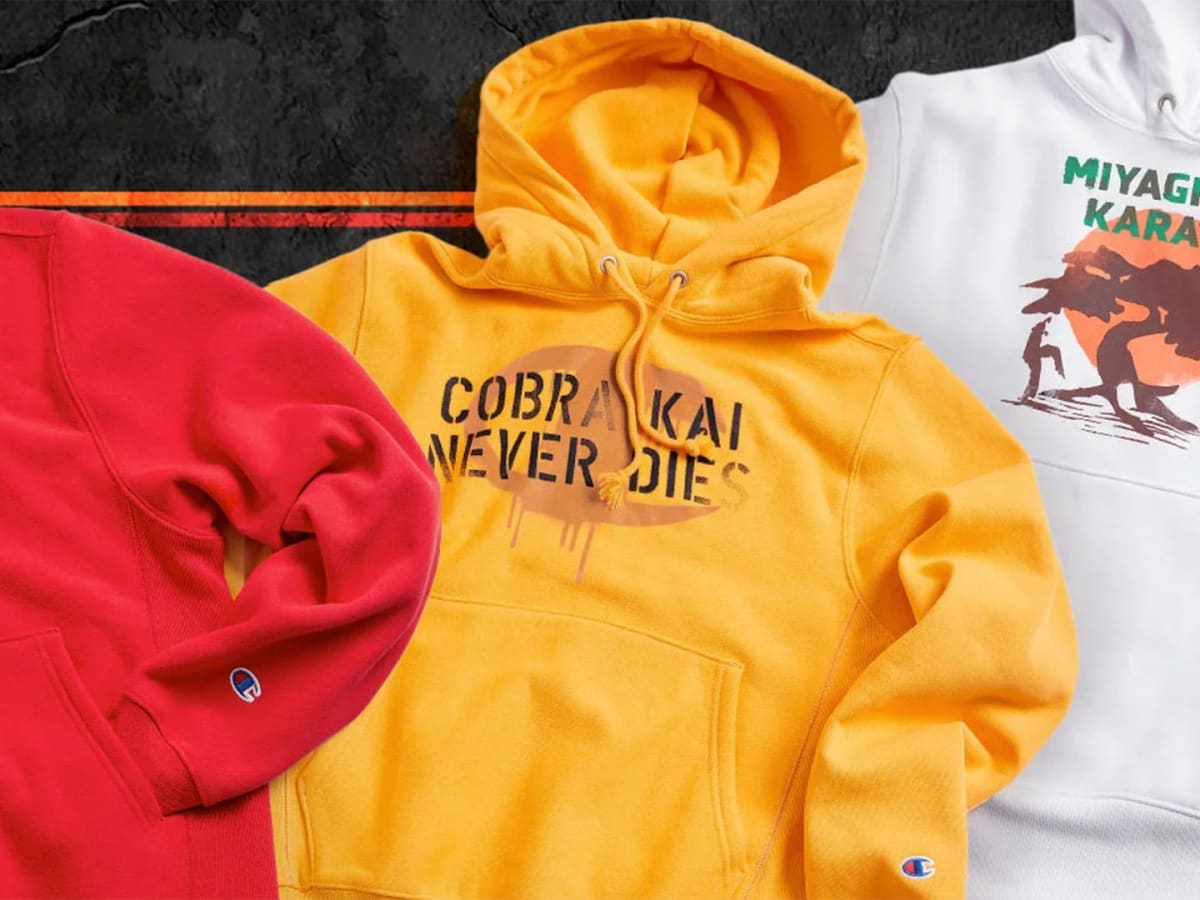 Cobra kai sale hoodie yellow