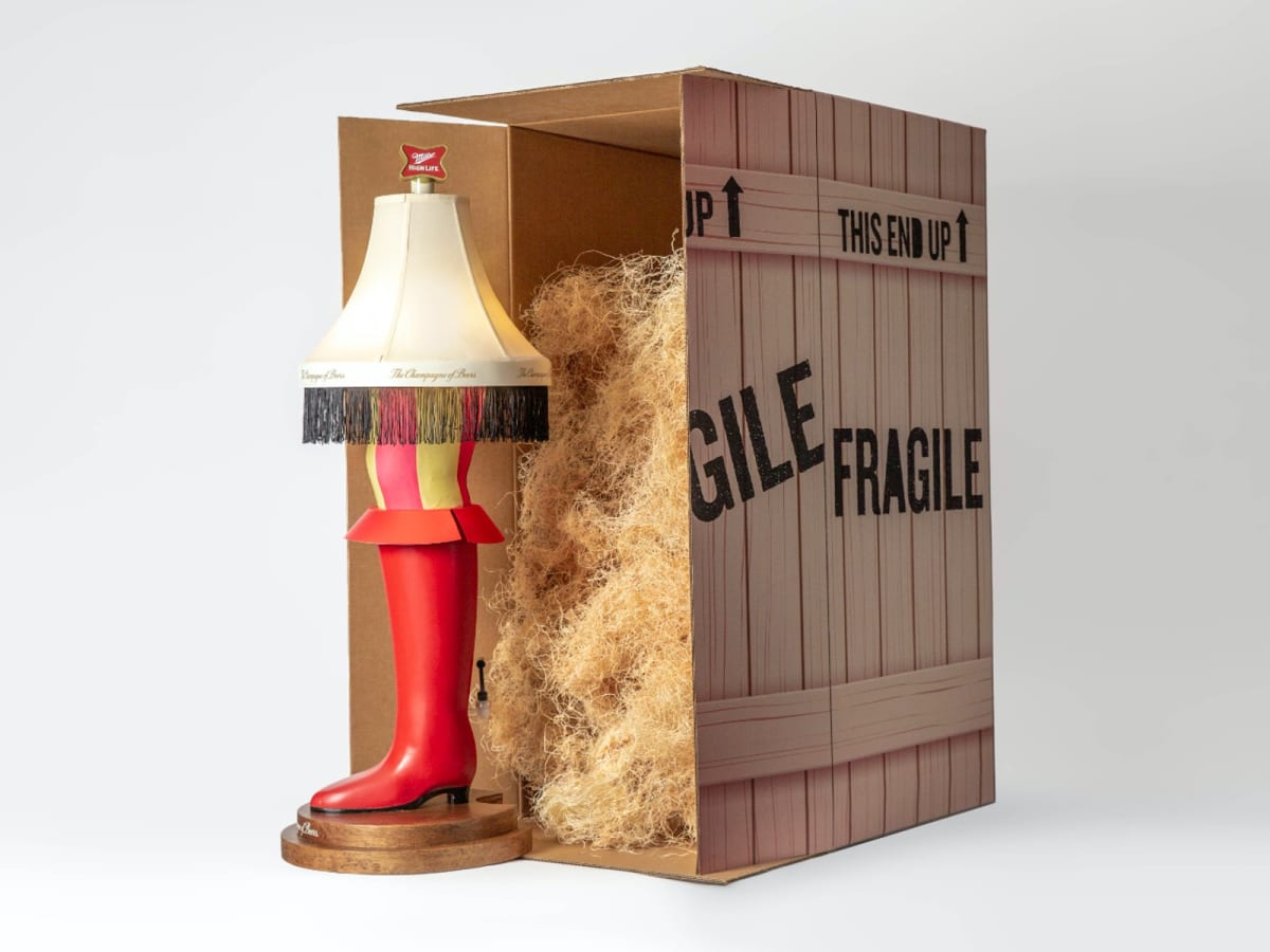 Leg lamp fragile box hot sale