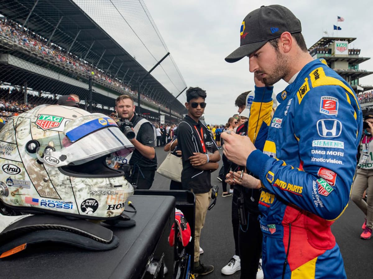 Alexander rossi helmet 2025
