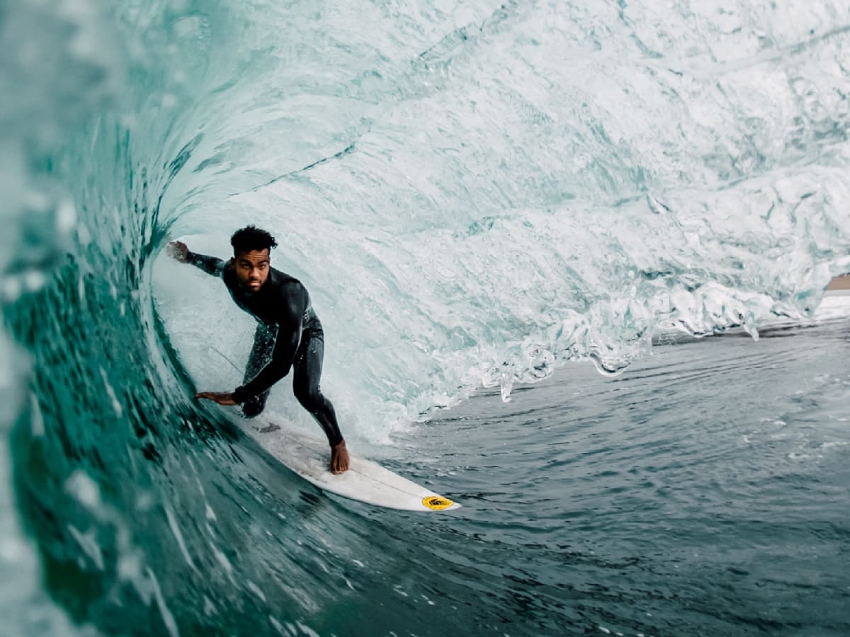 Black Pro Surfer Hunter Jones Fight For Diversity in the Water Men s Journal