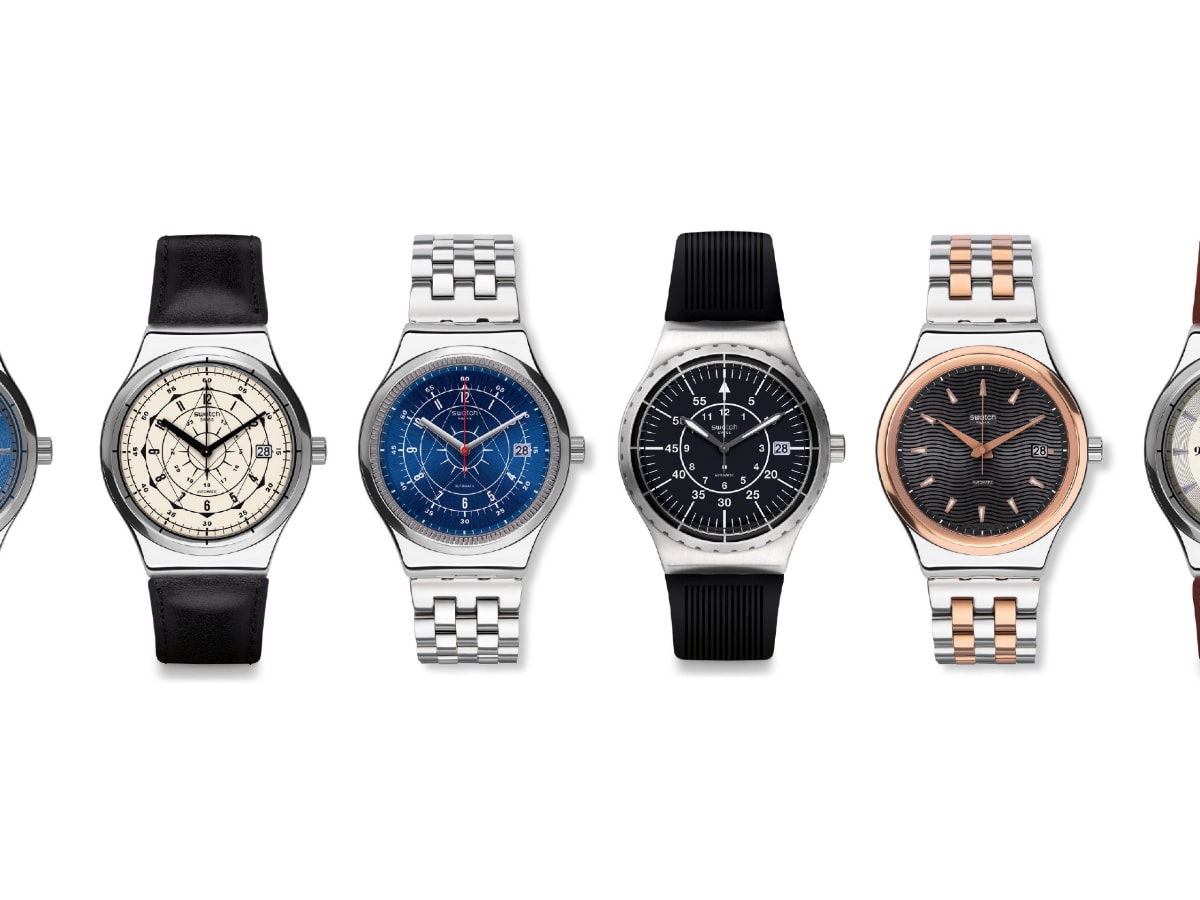 Swatch stainless steel top