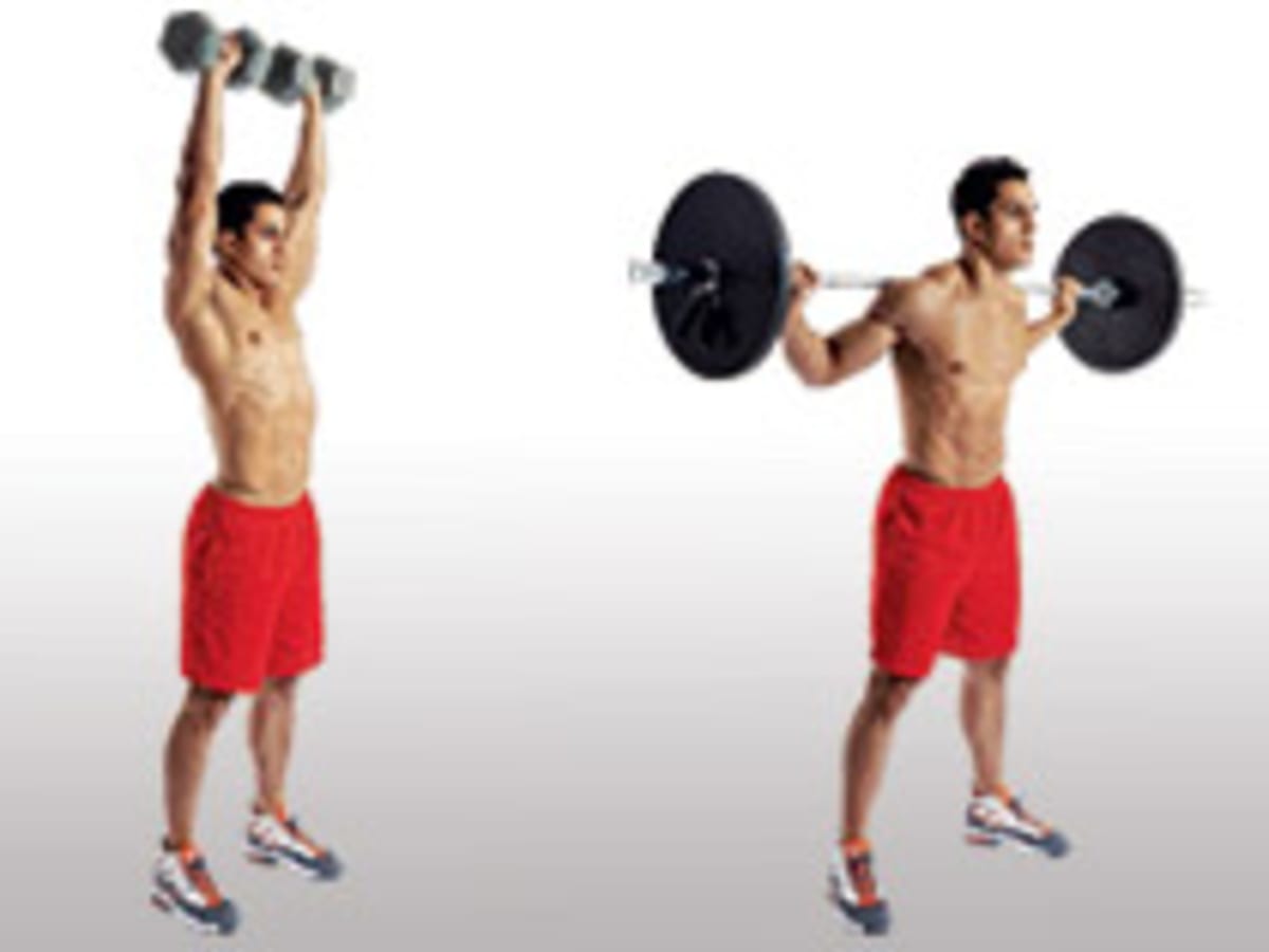 Dumbbells Vs. Barbells Men s Journal