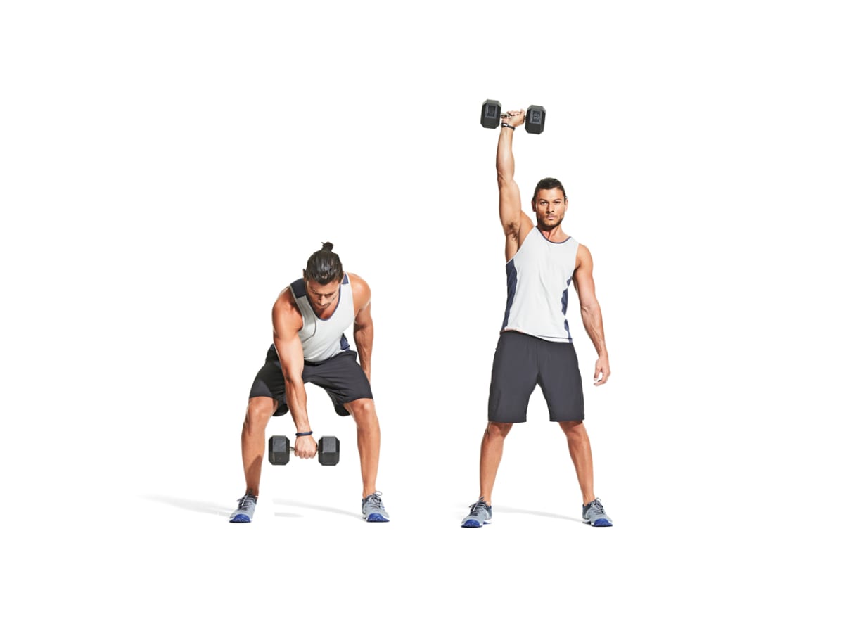 Explosive dumbbell on sale leg workout