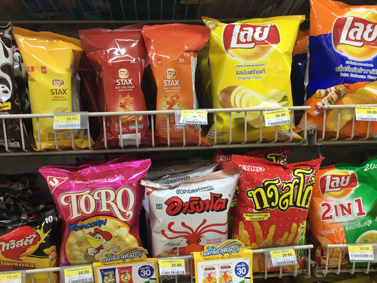 Imported snacks in india store