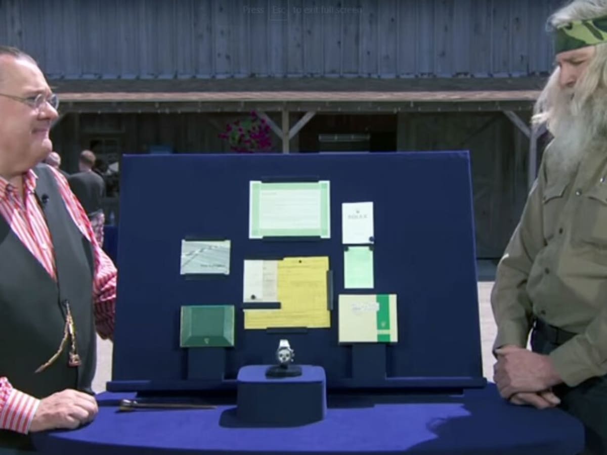 Antiques Roadshow Guest Finds Out His Rolex Is Worth Up to
