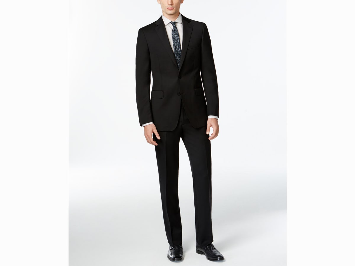 Calvin klein shop extra slim suit