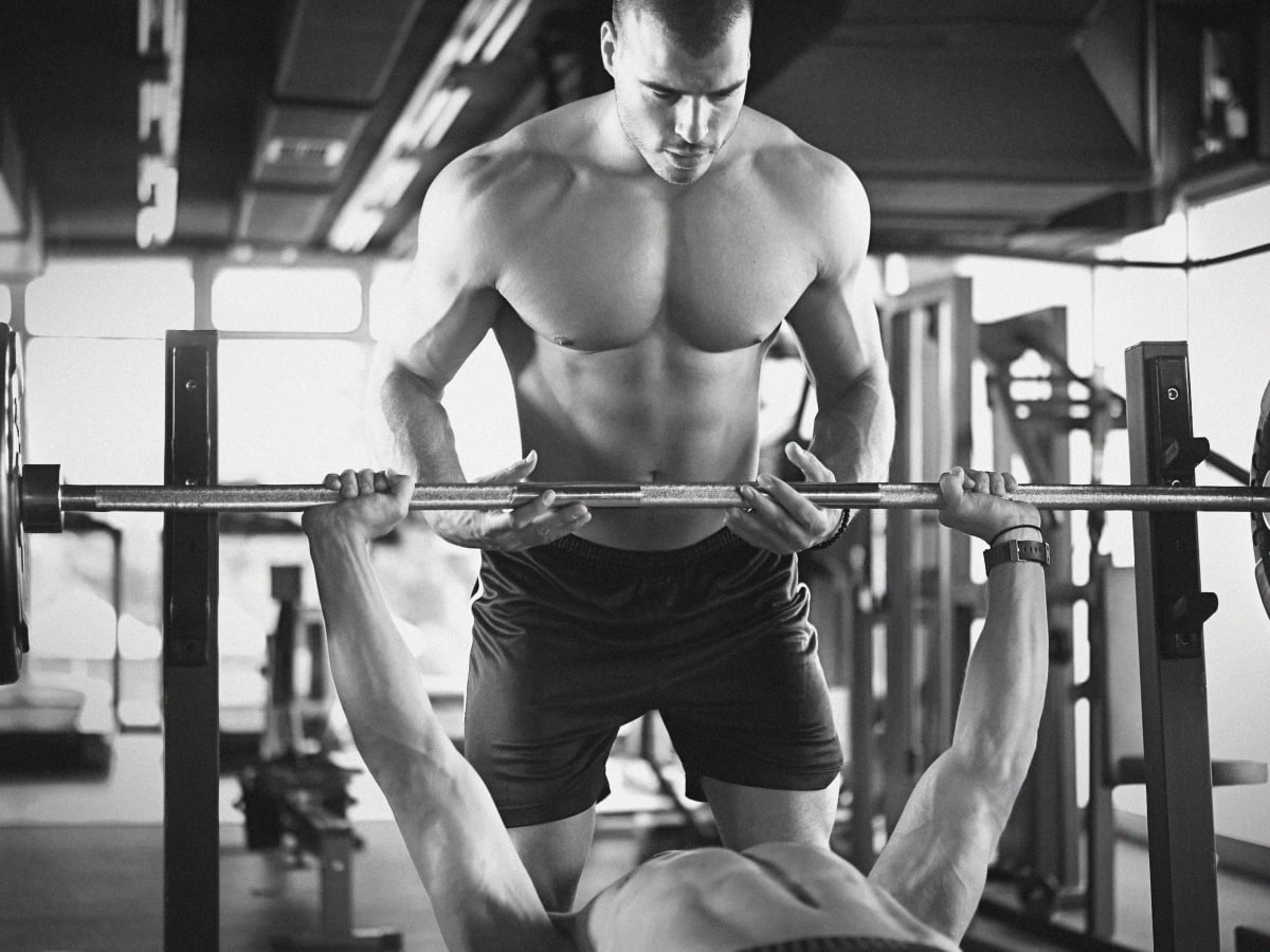 Safety bar shop bench press