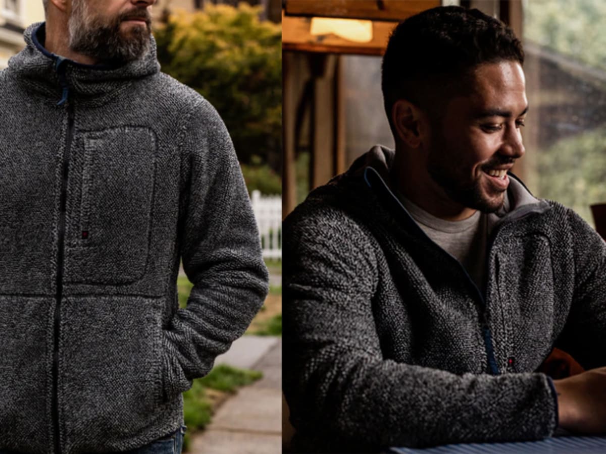 Microfleece store hoodie mens