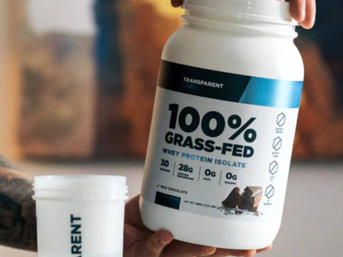 Transparent Labs Has The Best 100 Grass Fed Whey Protein Isolate
