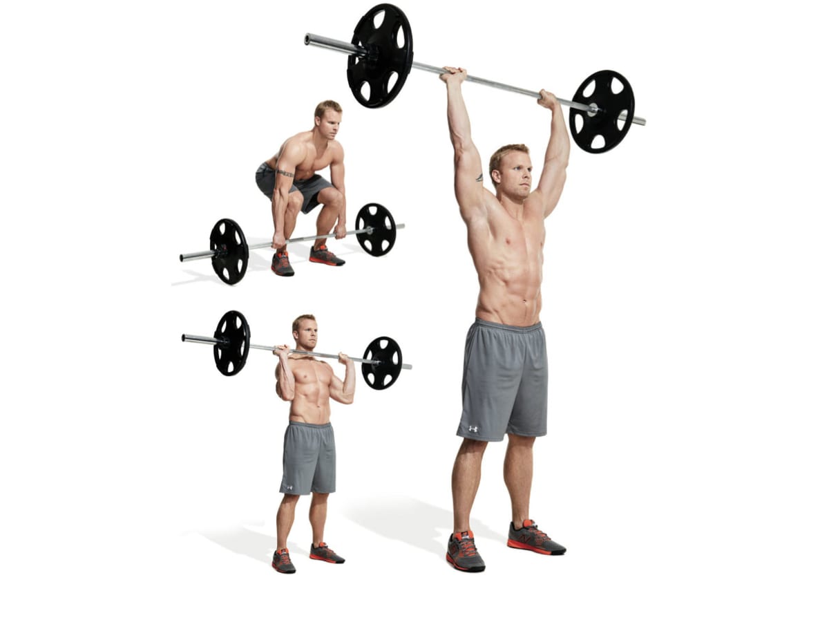 Back workout sales barbell only
