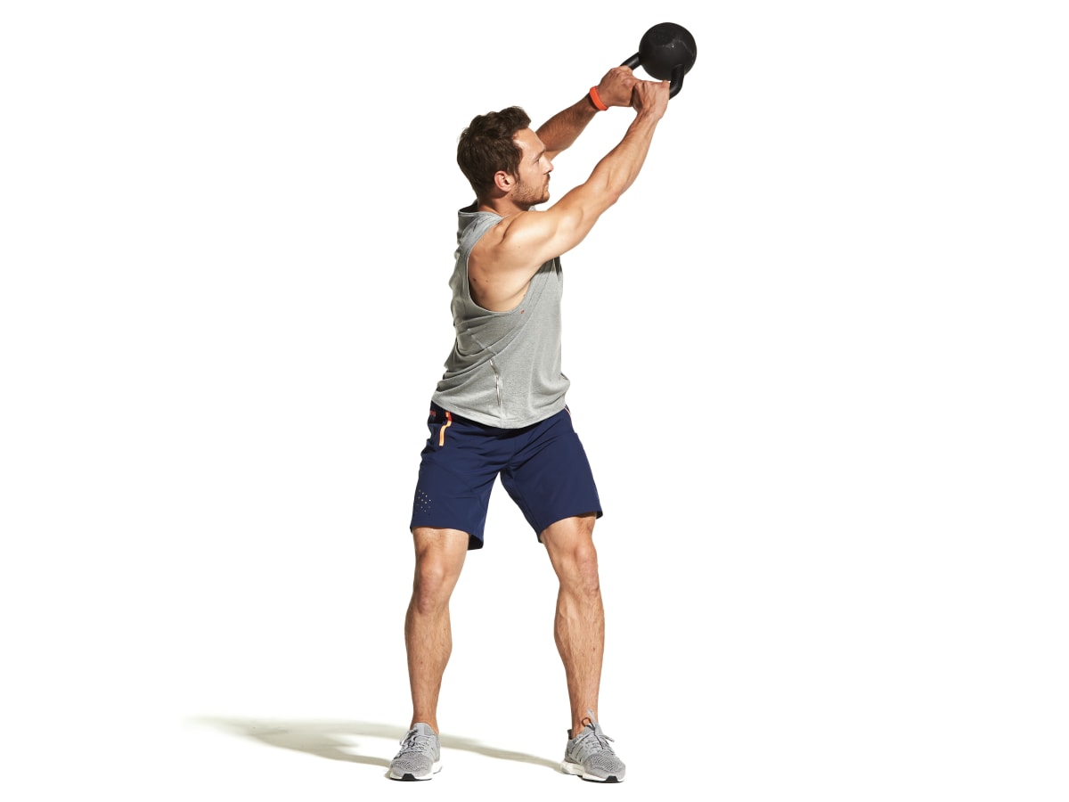 Swing deals kettlebell muscles