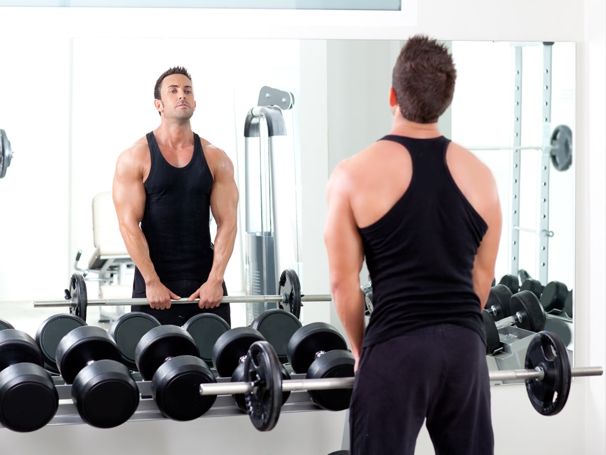 Mirror clearance weight lifting