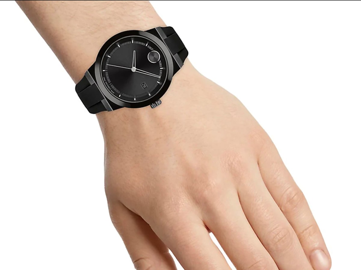 Black movado bold discount