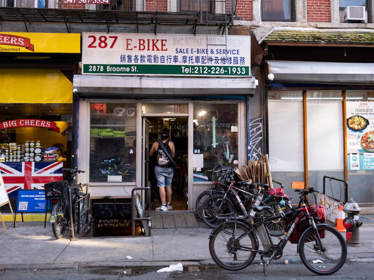 York electric outlet bike shop