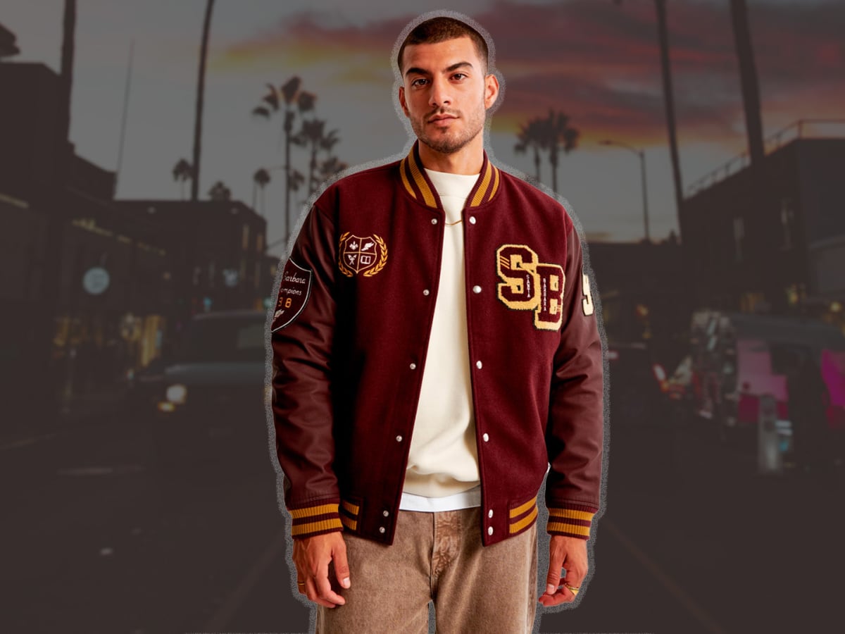 Red discount abercrombie jacket
