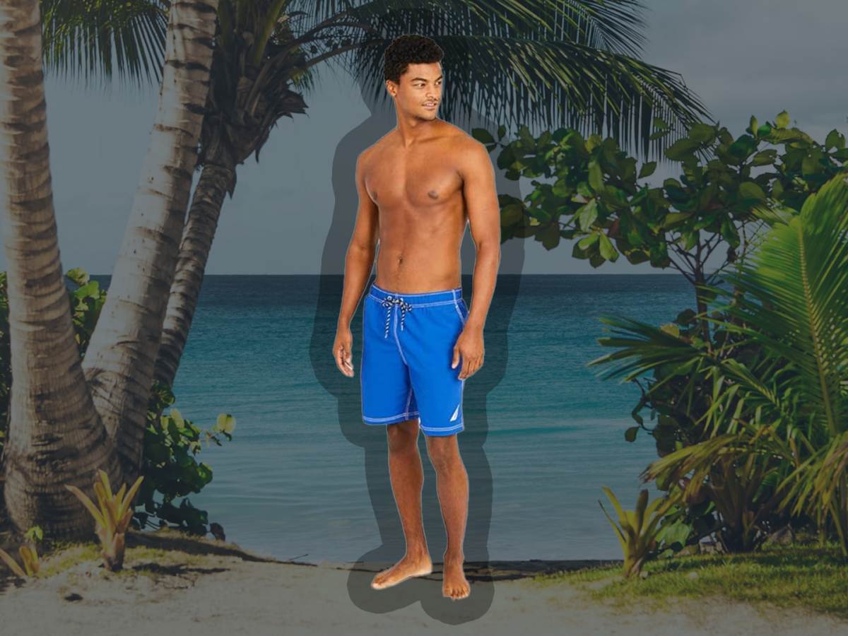 Nautica quick dry swim trunks top