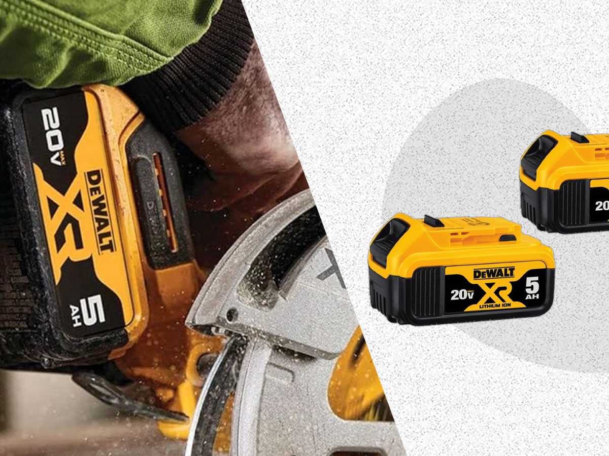 The DeWalt 20V Max XR 5Ah Batteries Are 133 Off Right Now Men s Journal
