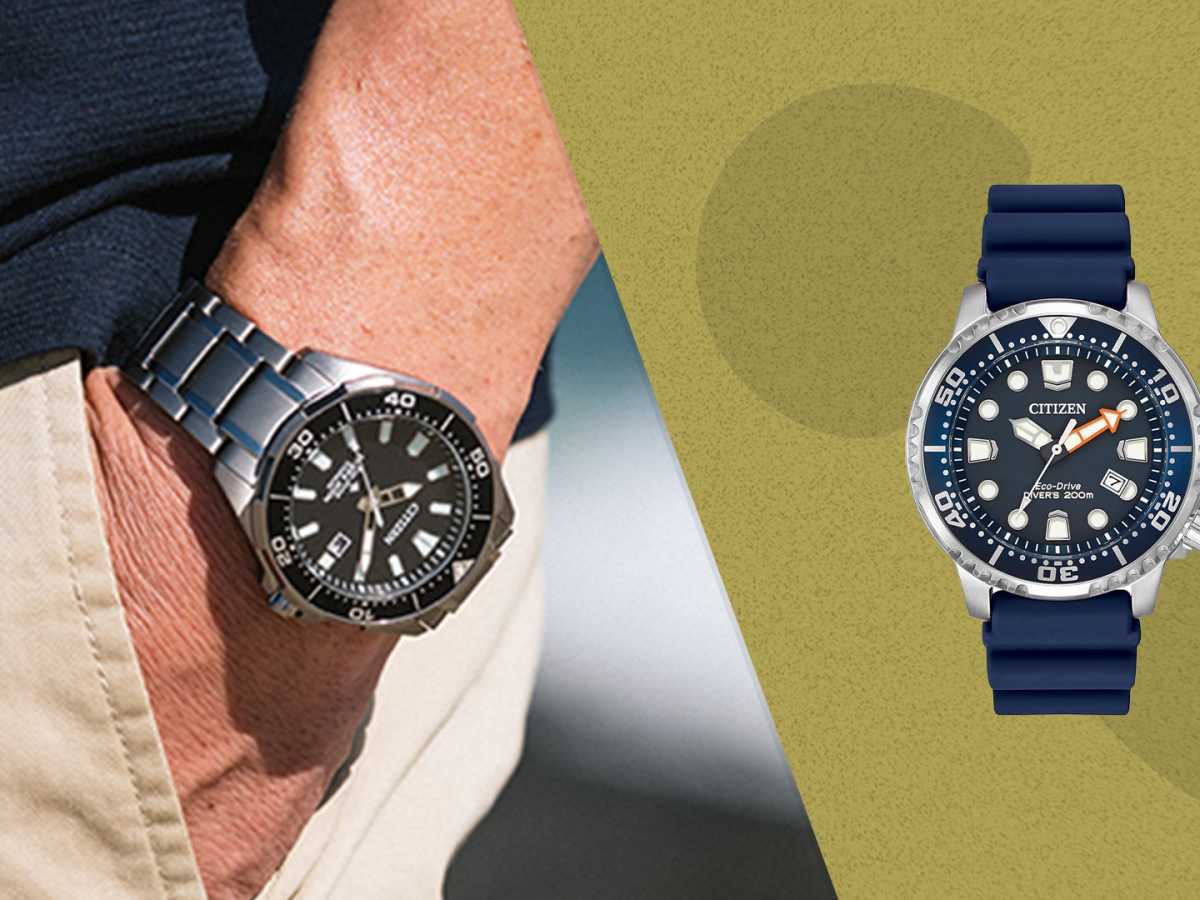 The Citizen Promaster Dive Eco Drive Watch Is 180 Off Men s Journal