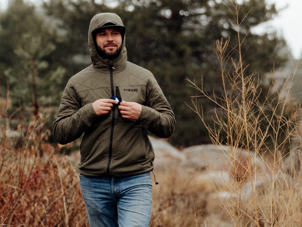 Burly man shop hooded jacket