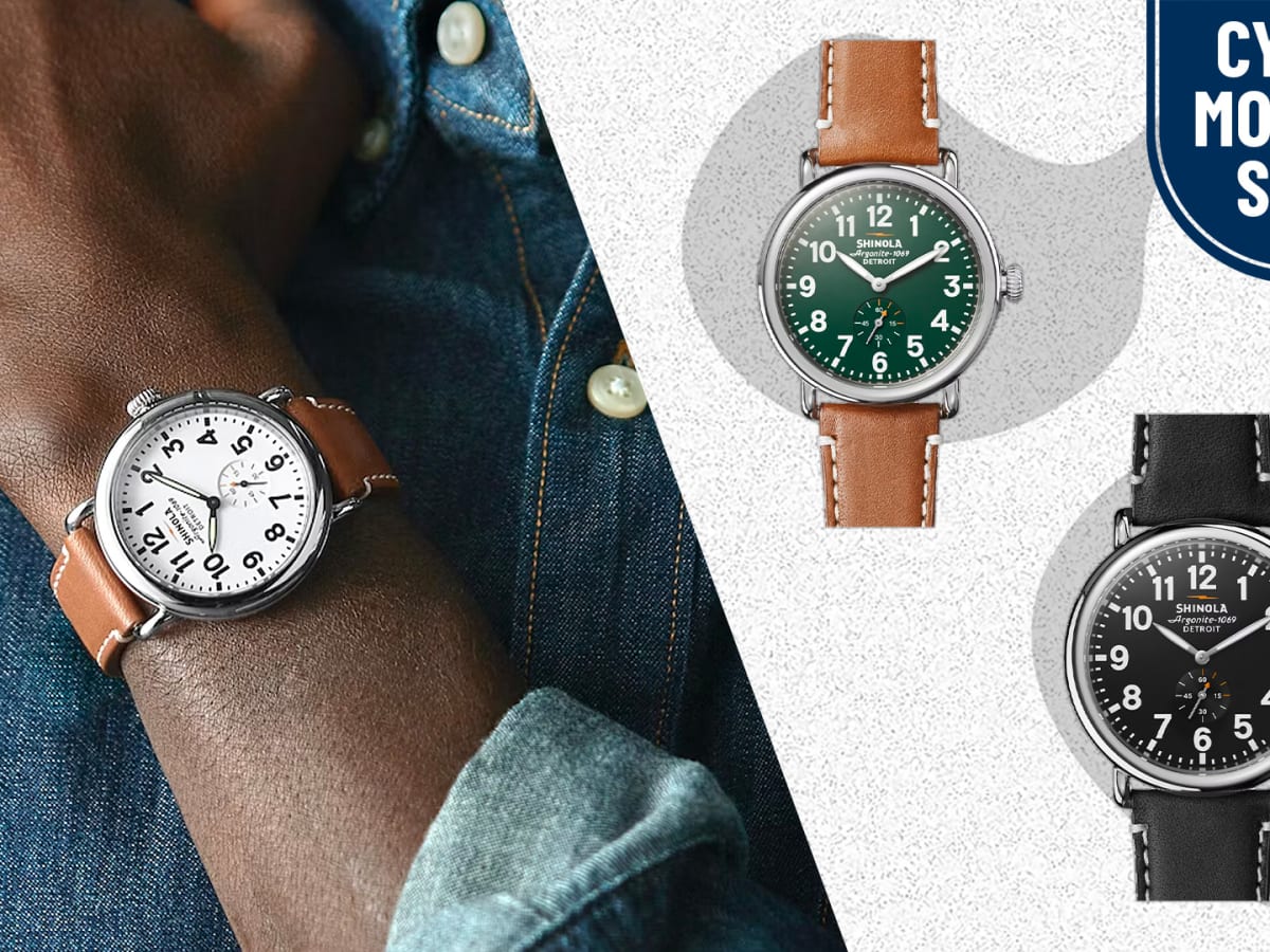 Men's shinola watch sale on sale
