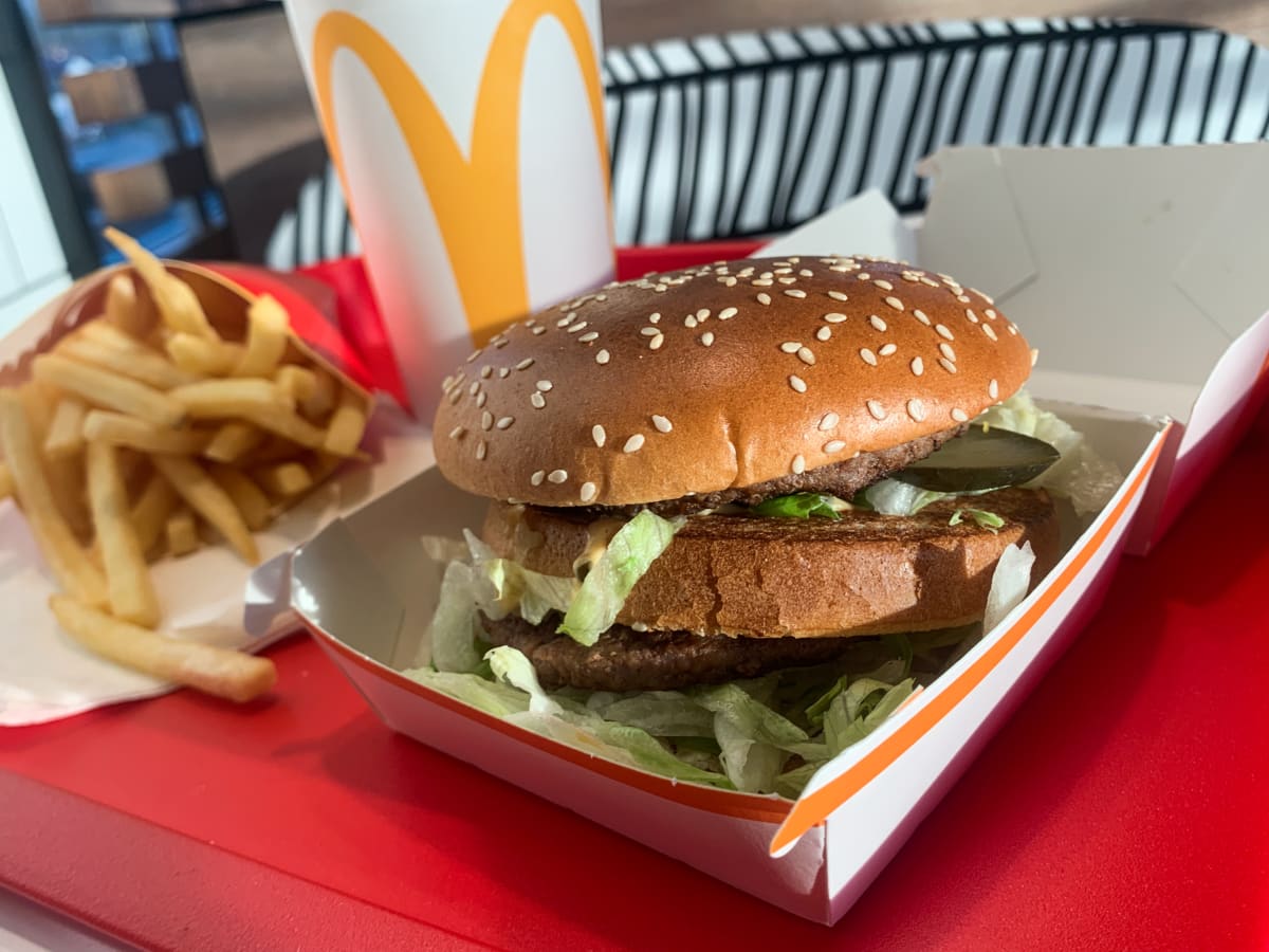 Big mac meal online
