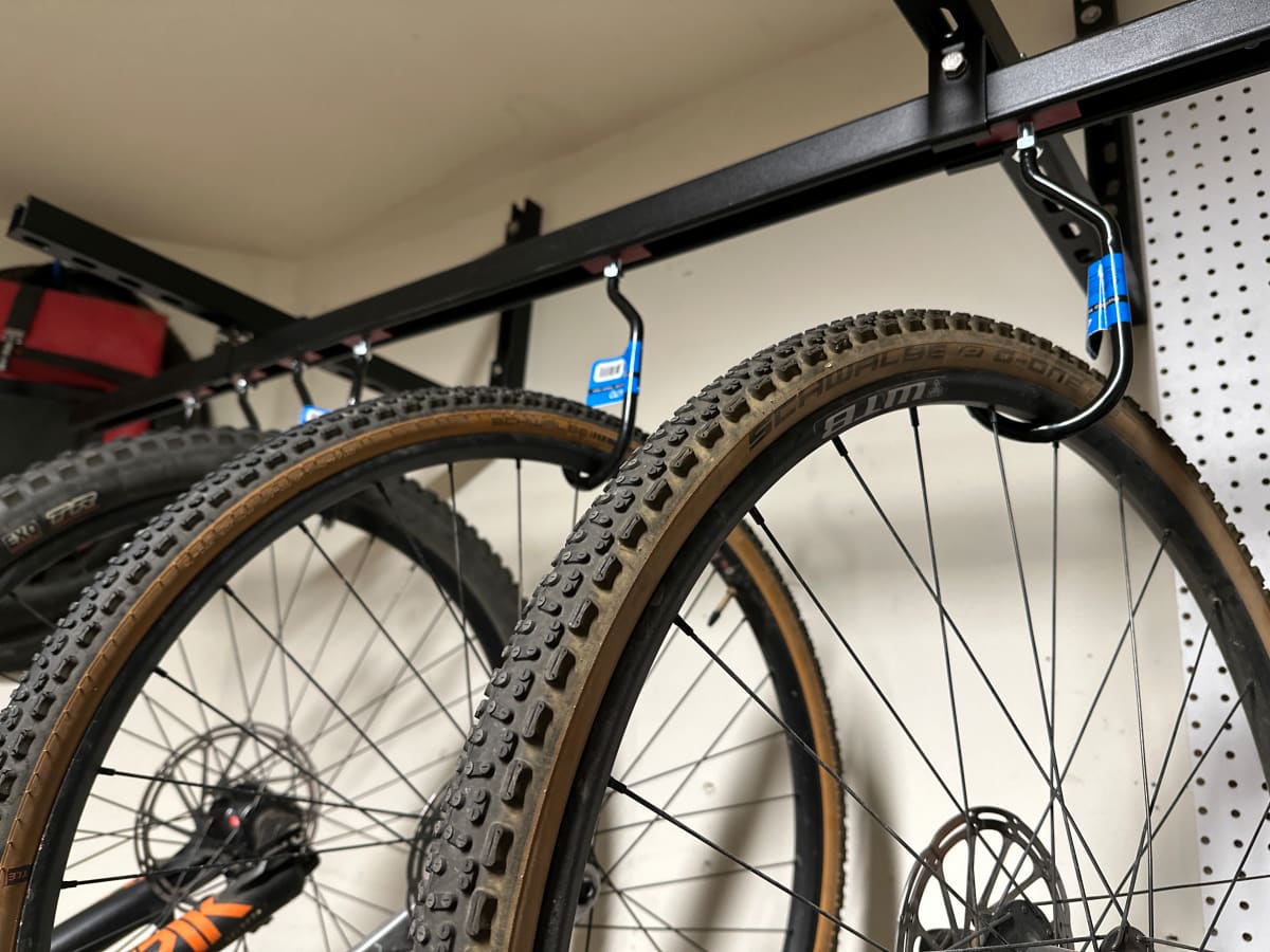 Park tool wall store mount bike stand