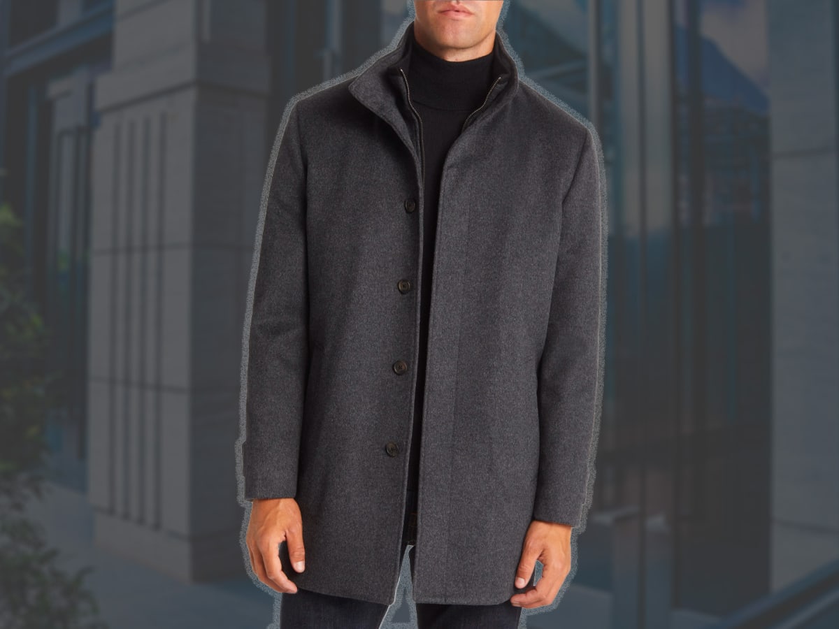Nordstrom s Hudson Wool Car Coat Is Now Over 50 Off Men s Journal