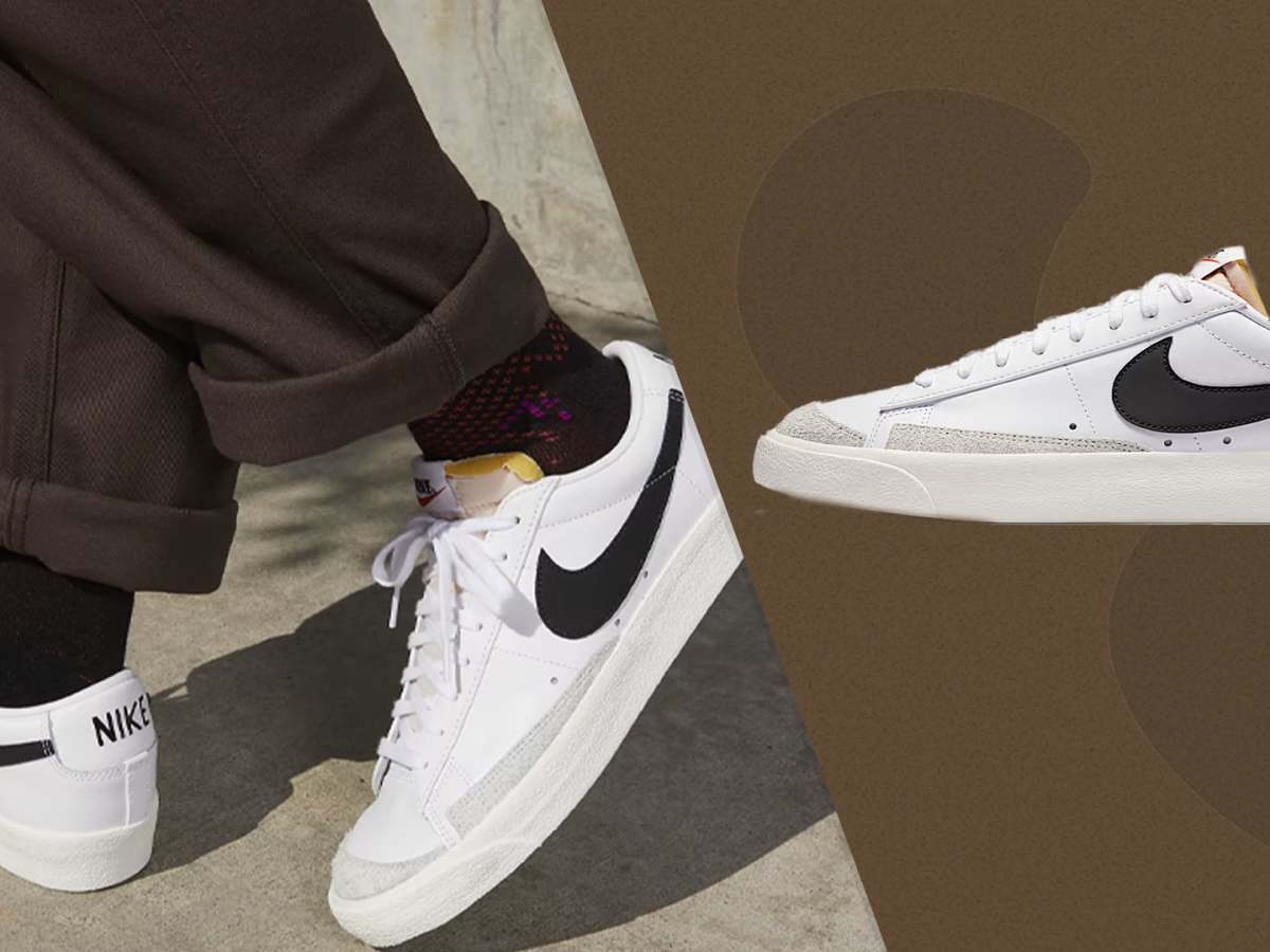 [NIKE] BLAZER LOW '77 VINTAGE ユニセックス スニーカー Nike Blazer Low '77 Vintage (White/Black/Pure Platinum