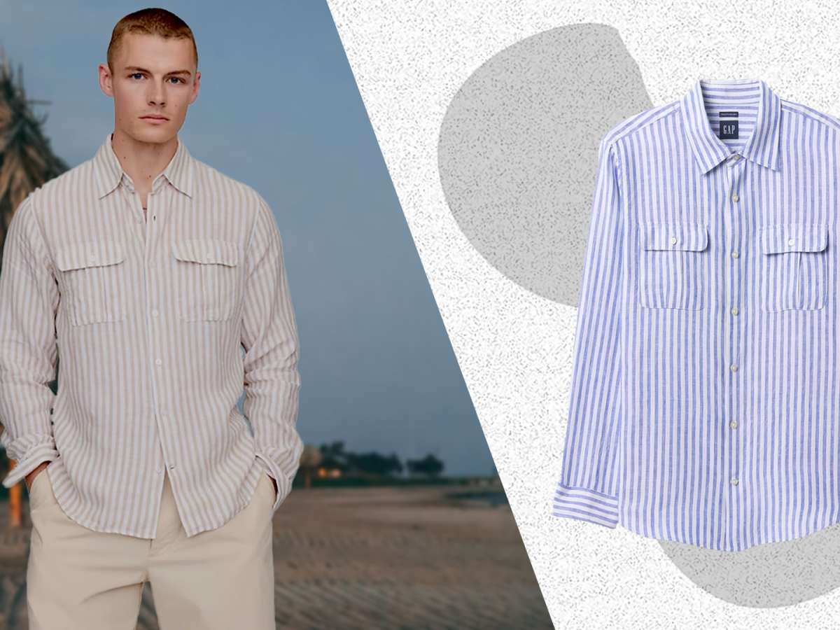 00s OLD GAP linen×cotton s/s shirt 00s OLD GAP linen×cotton s/s shirt - メルカリ