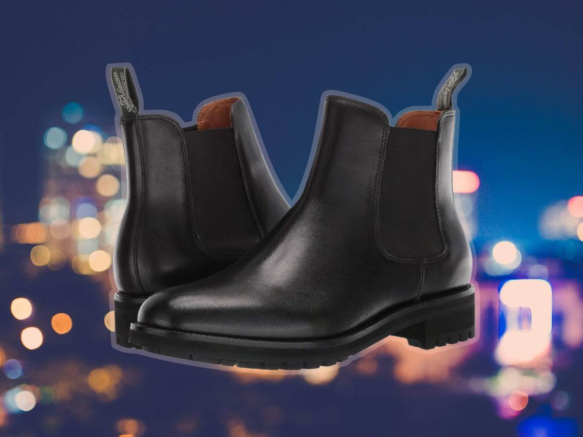POLO RALPH LAURE BRYSON BOOT 黒 US7 Men's Bryson Leather Chelsea Boot | Ralph Lauren