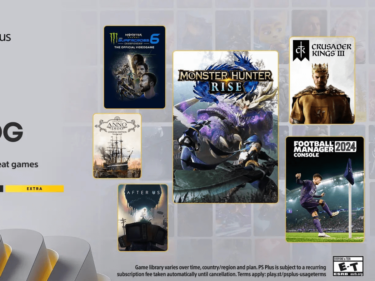 PS Plus Adds Monster Hunter Rise Football Manager 2024 Daxter and More Free Games Men s Journal Video Games