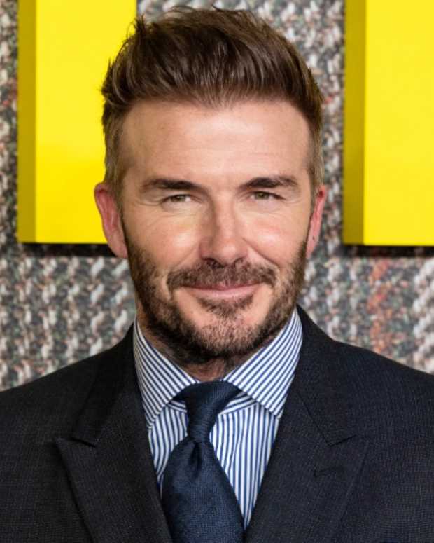 David Beckham attends the UK Series Global Premiere of "The Gentlemen" at the Theatre Royal Drury Lane on March 05, 2024 in London, England.