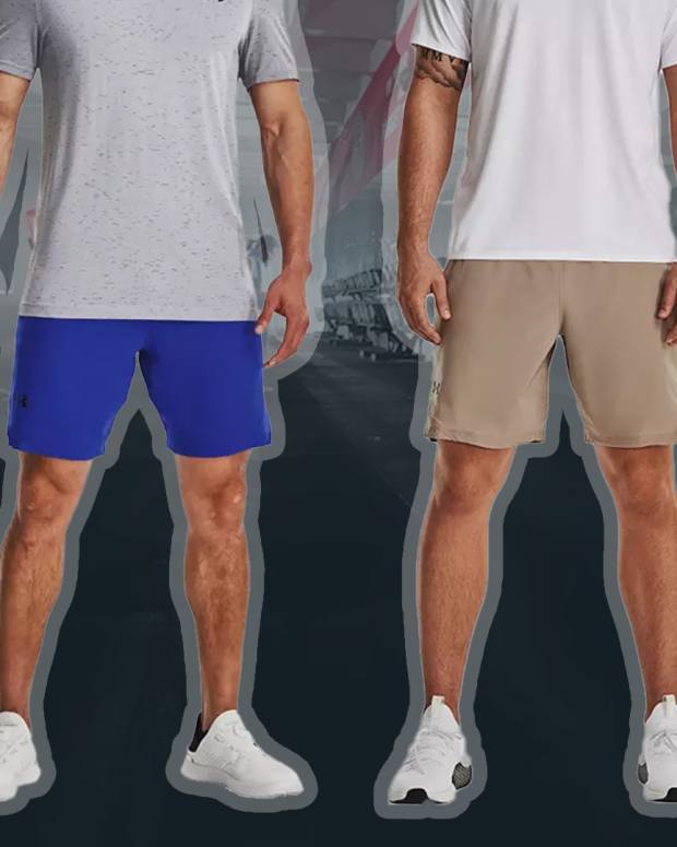 The Under Armour Men's Vanish Woven 8-Inch Shorts are on sale right now at Dick's Sporting Goods