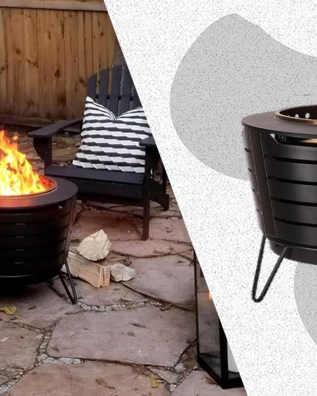 The Tiki Smokeless 25-Inch Patio Fire Pit is on sale right now at Amazon