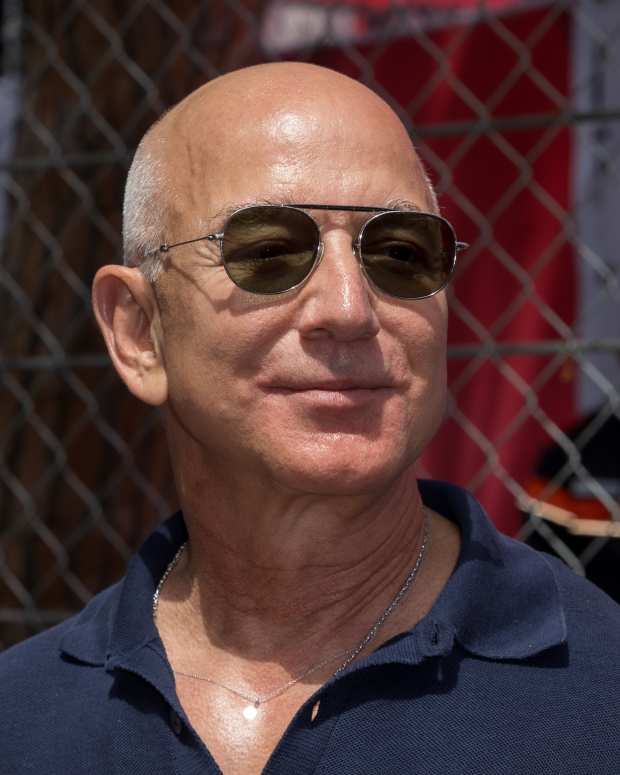 Jeff Bezos attends the F1 Grand Prix of Monaco.