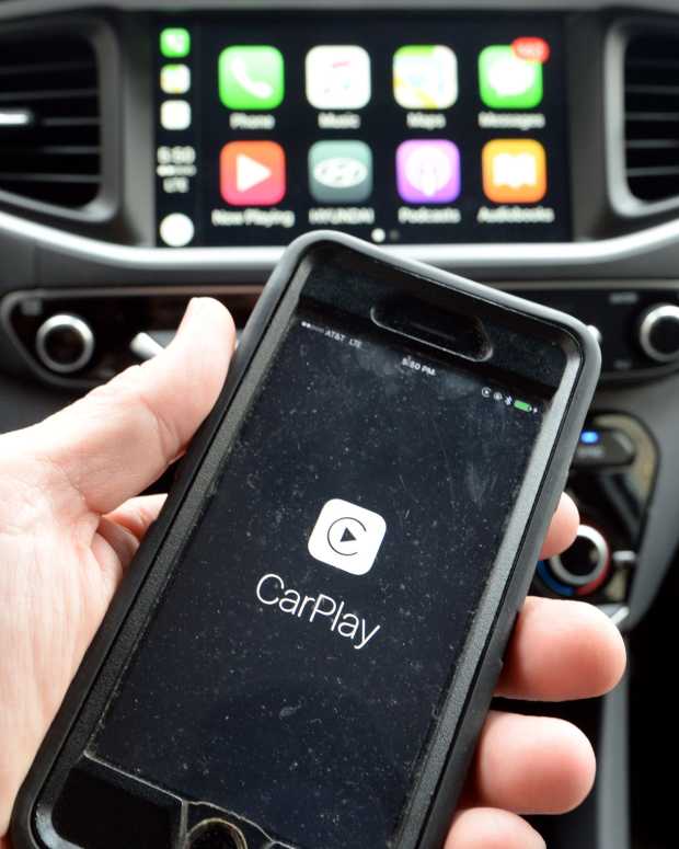 (Boston, MA, 06/25/17) 2017 Hyundai Ioniq with Apple CarPlay is seen on Sunday, June 25, 2017. Staff photo by Christopher Evans (Photo by Christopher Evans/MediaNews Group/Boston Herald via Getty Images)
