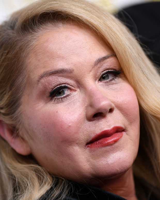 US actress Christina Applegate arrives for the 29th Screen Actors Guild Awards at the Fairmont Century Plaza in Century City, California, on February 26, 2023. (Photo by VALERIE MACON / AFP) (Photo by VALERIE MACON/AFP via Getty Images)