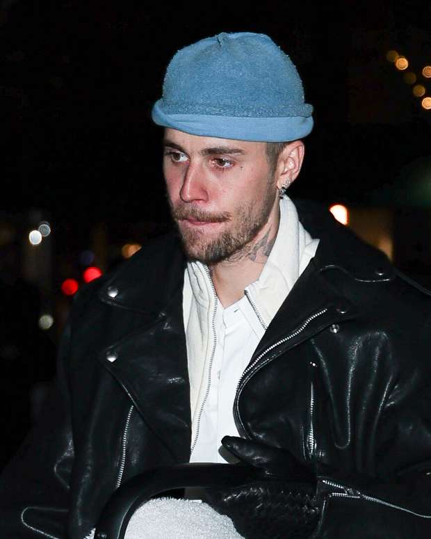 NEW YORK, NEW YORK - JANUARY 31: Justin Bieber is seen on The Upper East Side on January 31, 2025 in New York City. (Photo by Aeon/GC Images)