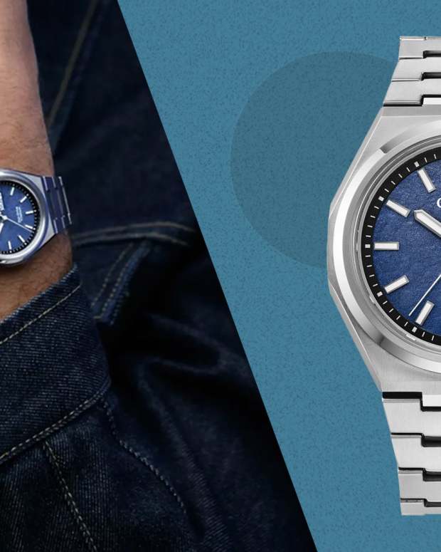 The Citizen Zenshin Three-hand Watch, pictured here, is now on sale at Citizen.