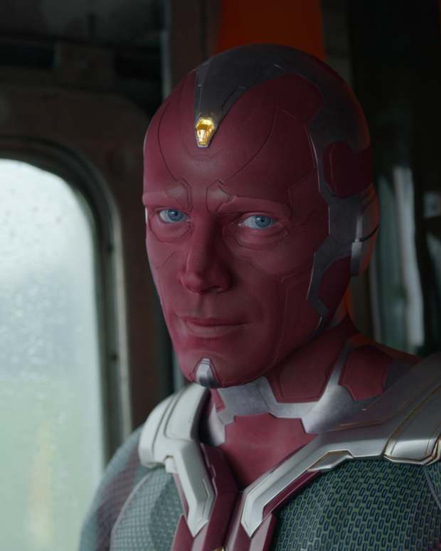 Paul Bettany as White Vision in WandaVision